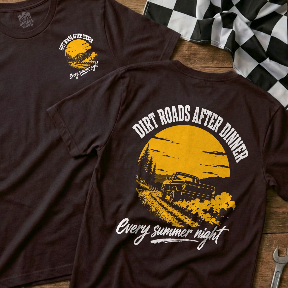 Choc Brown | Front & Back