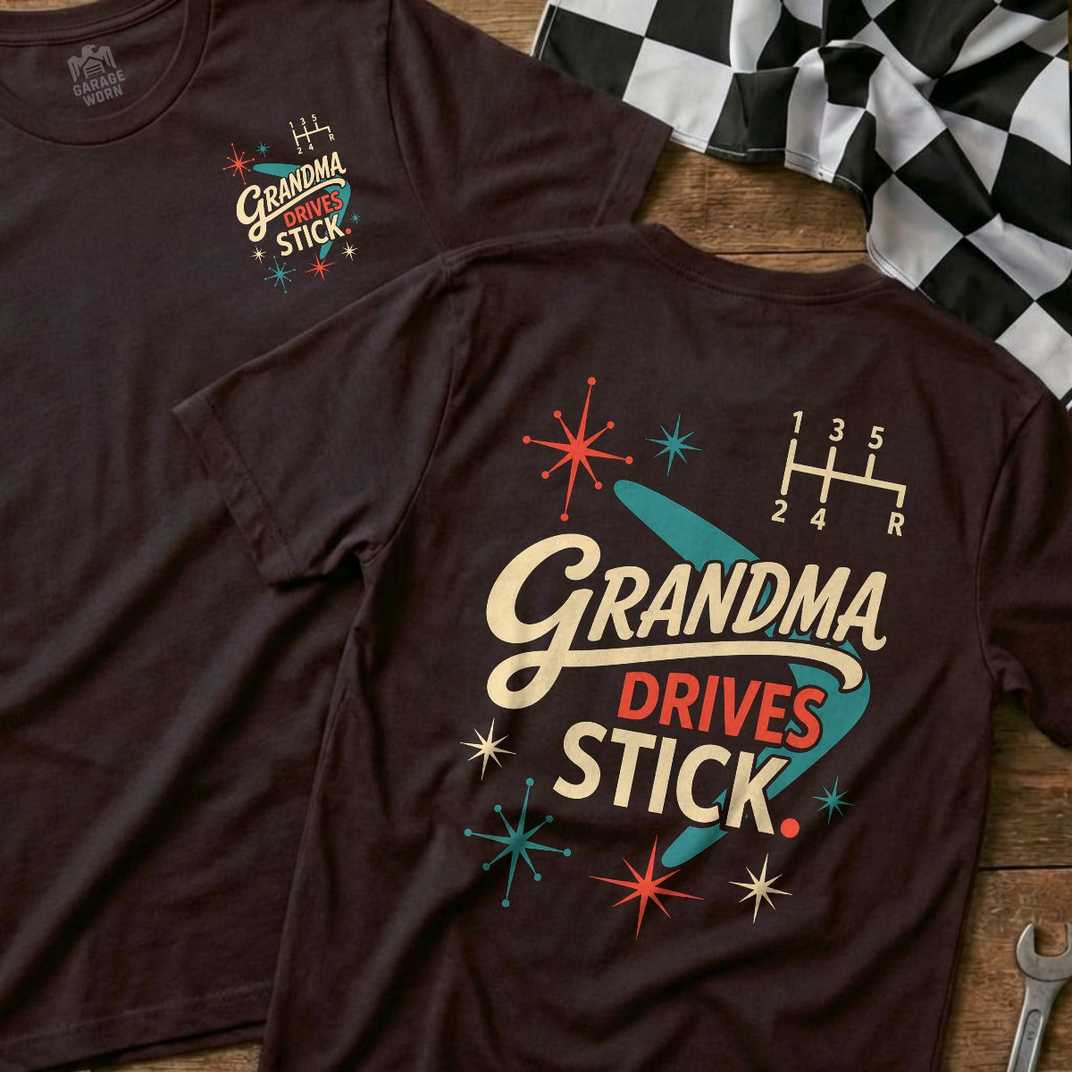 Choc Brown | Front & Back