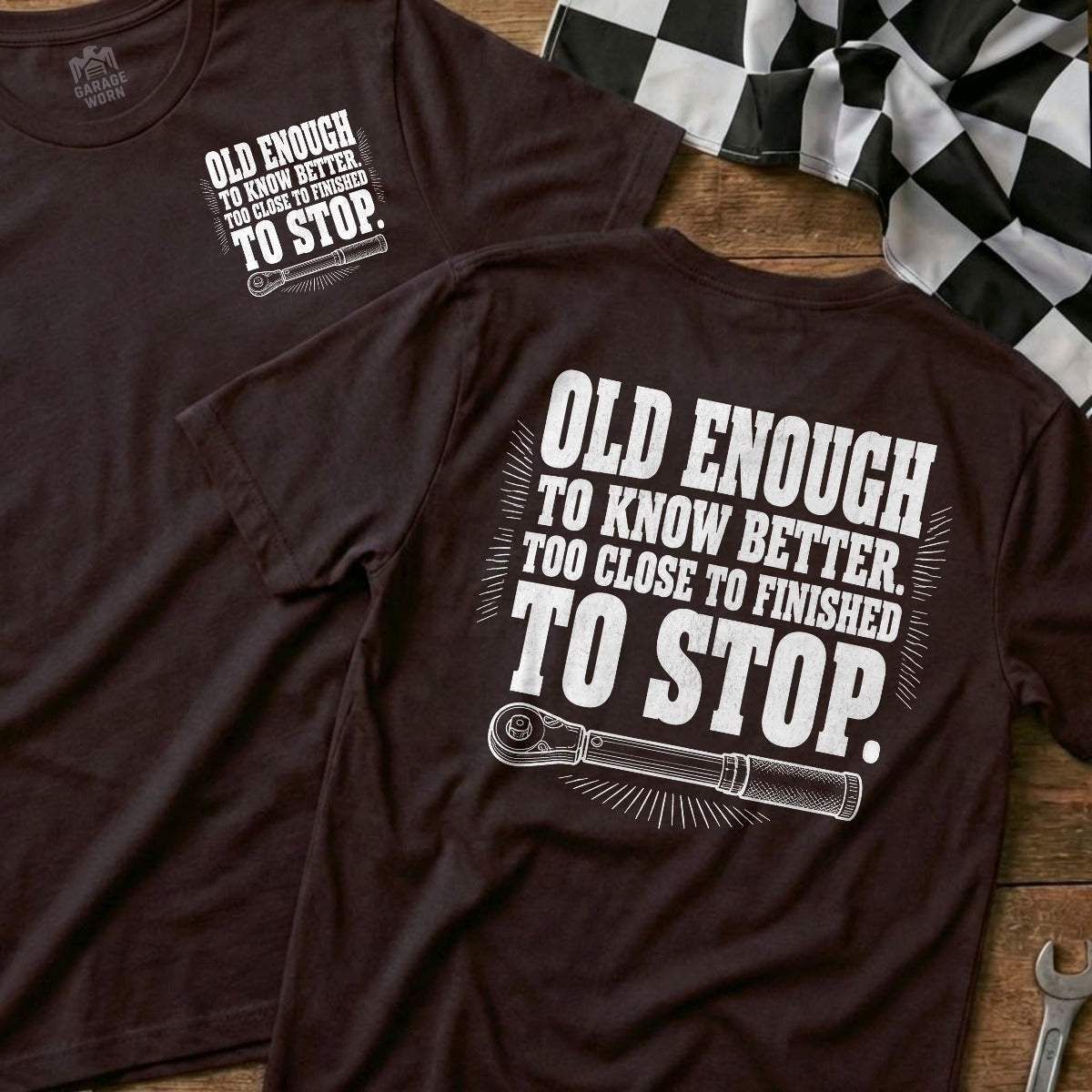 Choc Brown | Front & Back