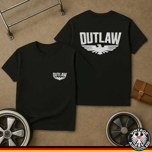 OUTLAW Vintage Aircooled Graphic Design T-Shirt product type