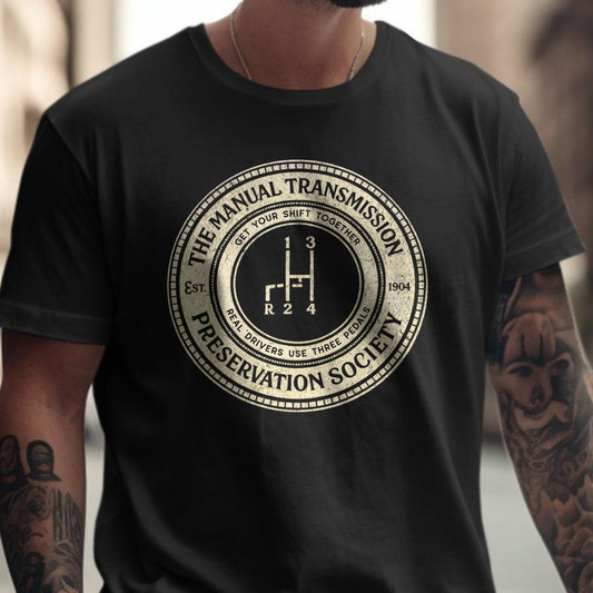 Manual Transmission Preservation Society T-shirt