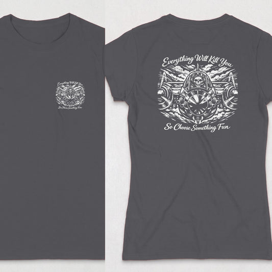 Dark Heather | Front & Back