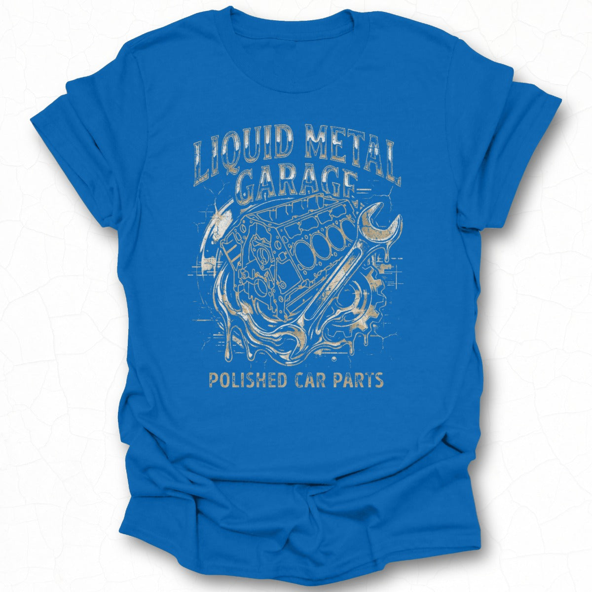 Liquid Metal Garage Polished Car Parts Design Shirt