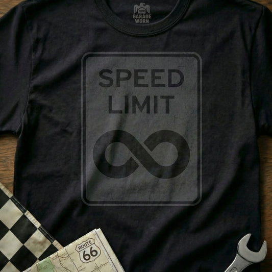 Speed Limit Infinity Symbol Graphic T-Shirt