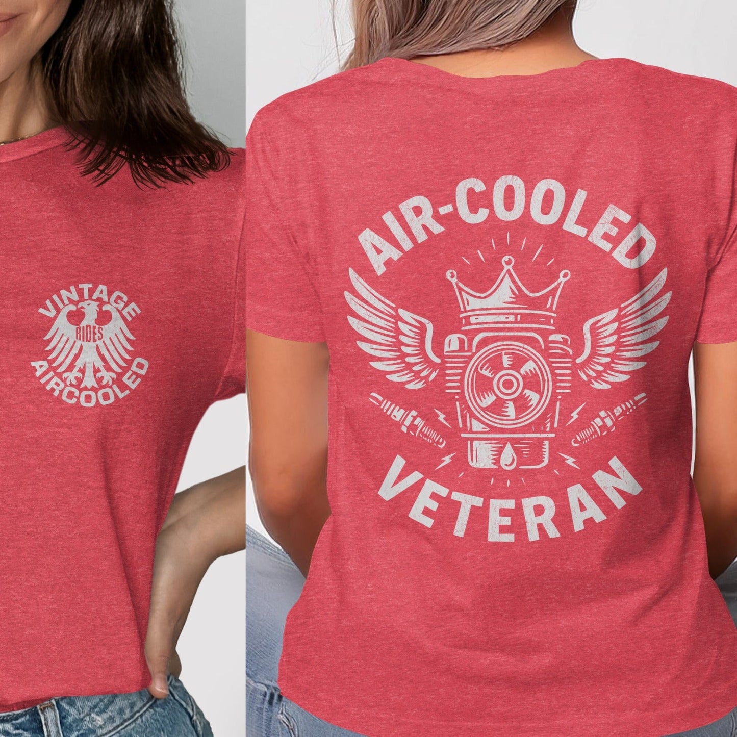 Vintage Air-Cooled Veteran Graphic T-Shirt product