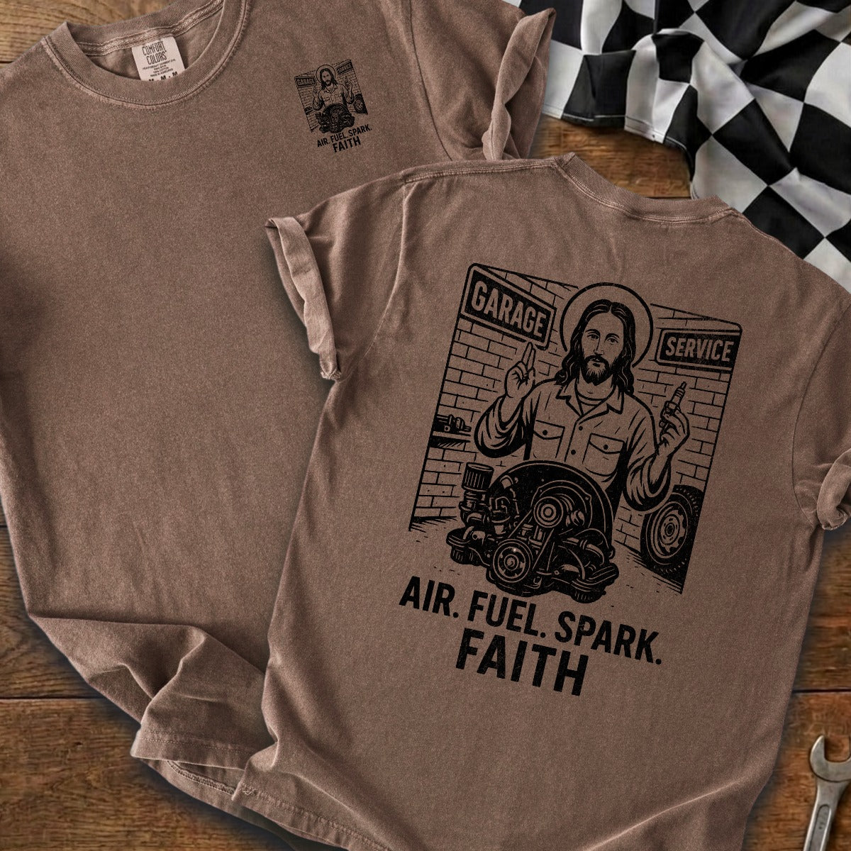 Espresso | Left Chest + Back