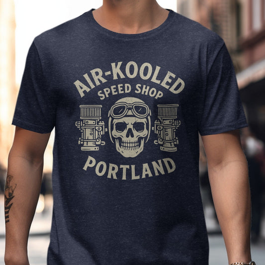 Air-Kooled Speed Shop Portland T-shirt product