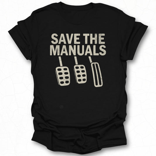 Save The Manuals Unique Graphic T-shirt