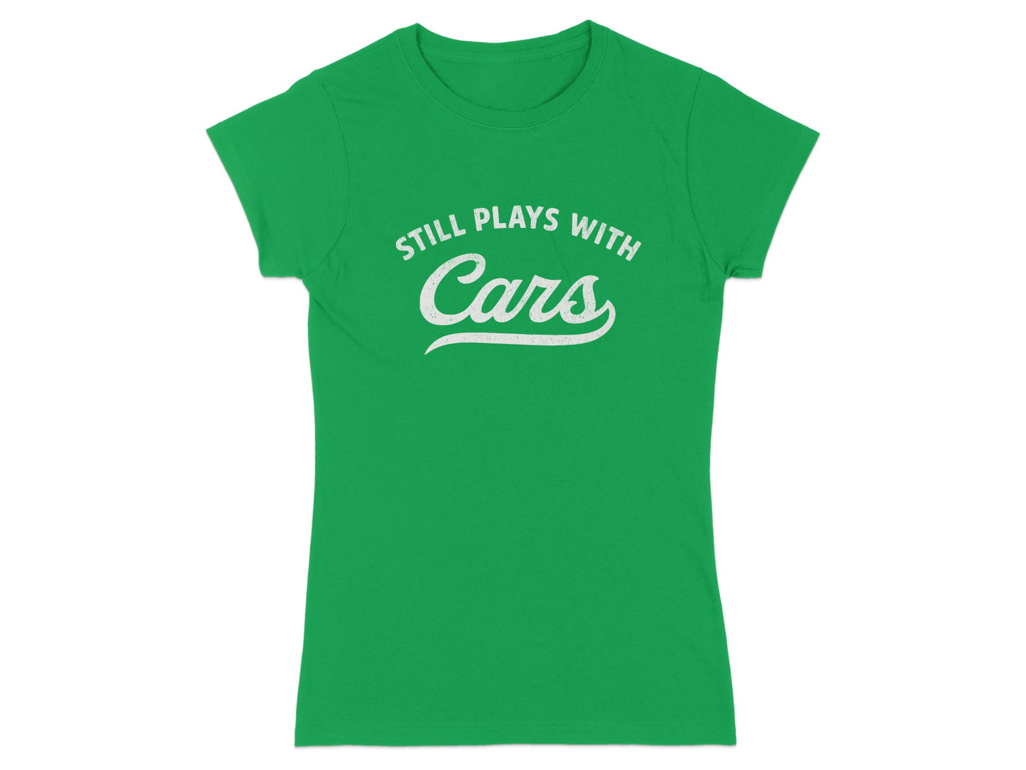 Still Plays With Cars Graphic Tee Shirt