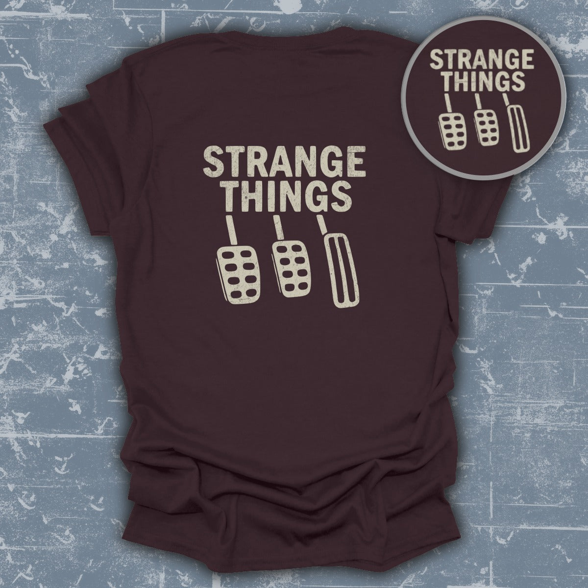 Strange Things Parody Graphic Tee Shirt