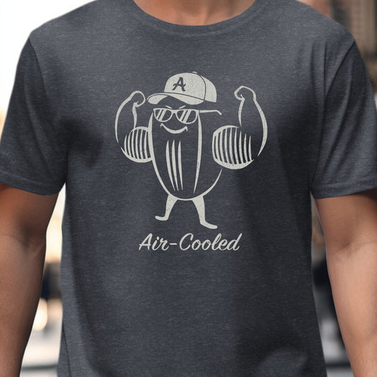 Air-Cooled Muscular Cartoon Character T-Shirt product
