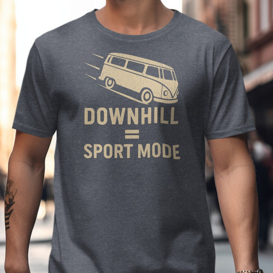 Downhill Equals Sport Mode Graphic Tee product