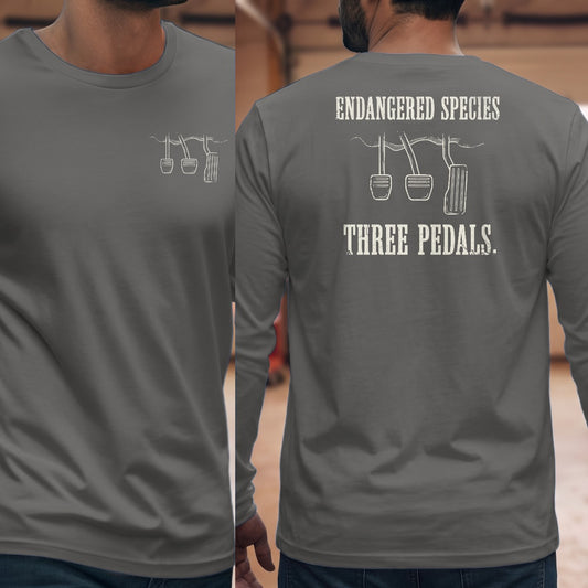 Graphite Heather | Left Chest + Back
