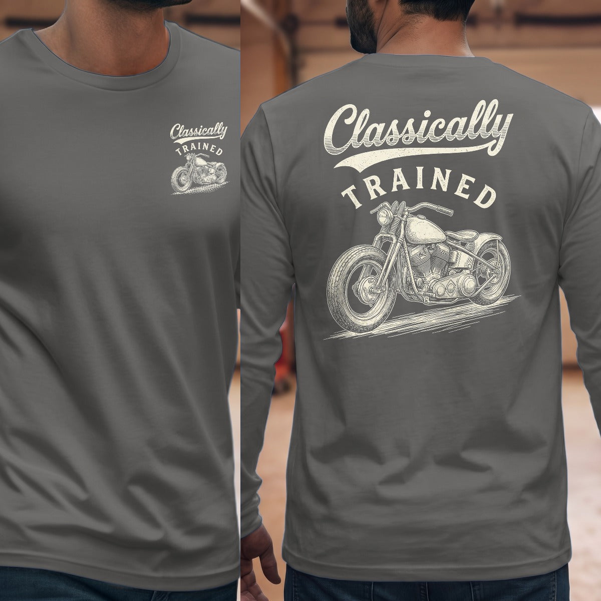 Graphite Heather | Front & Back