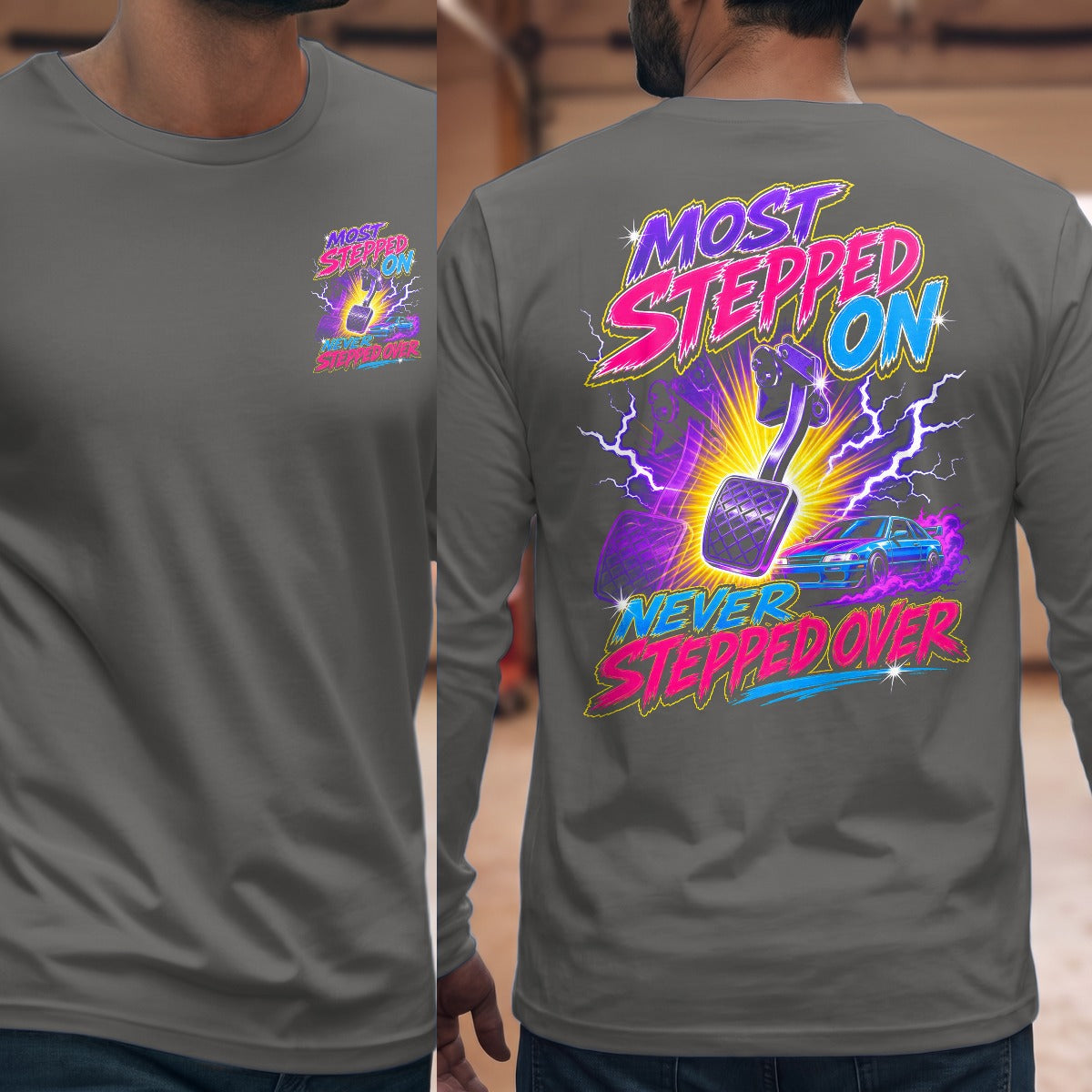 Graphite Heather | Front & Back