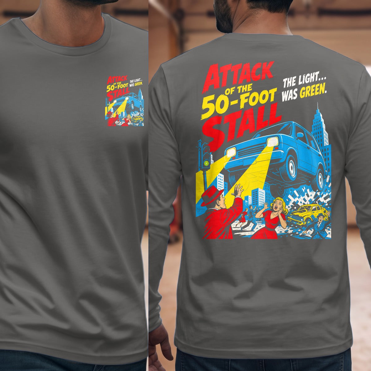 Graphite Heather | Front & Back