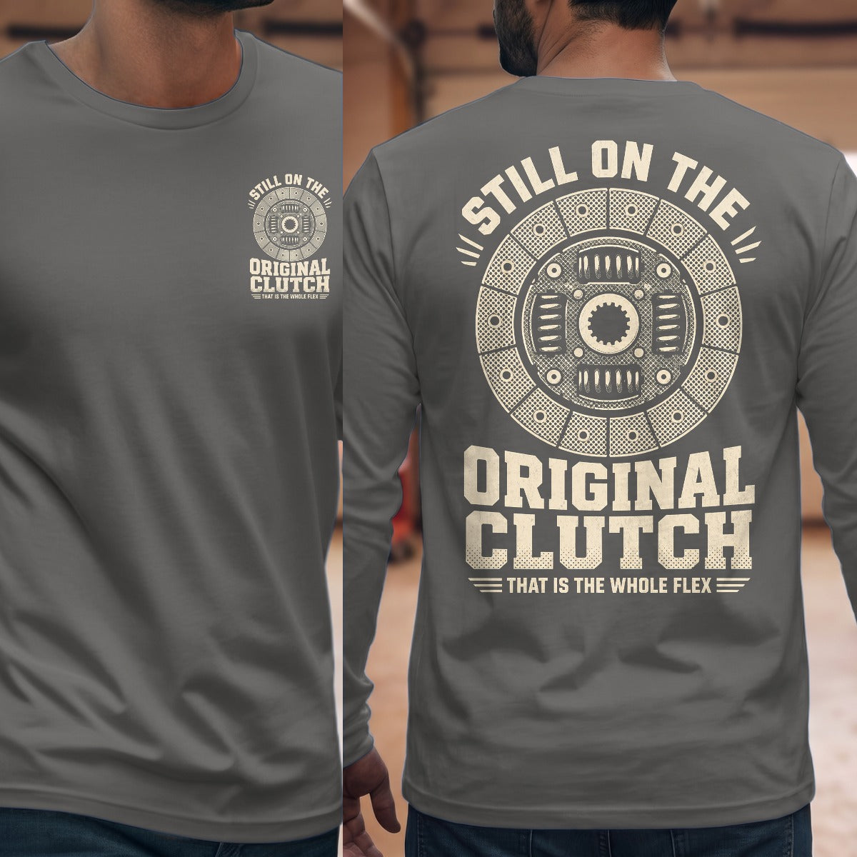 Graphite Heather | Front & Back