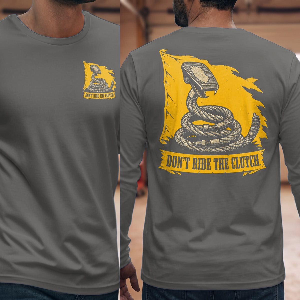 Graphite Heather | Front & Back