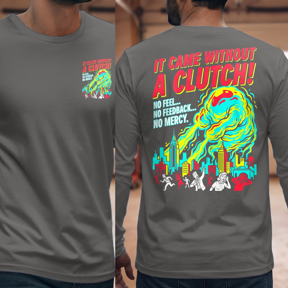 Graphite Heather | Front & Back