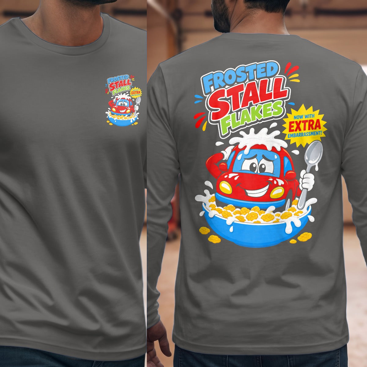 Graphite Heather | Front & Back