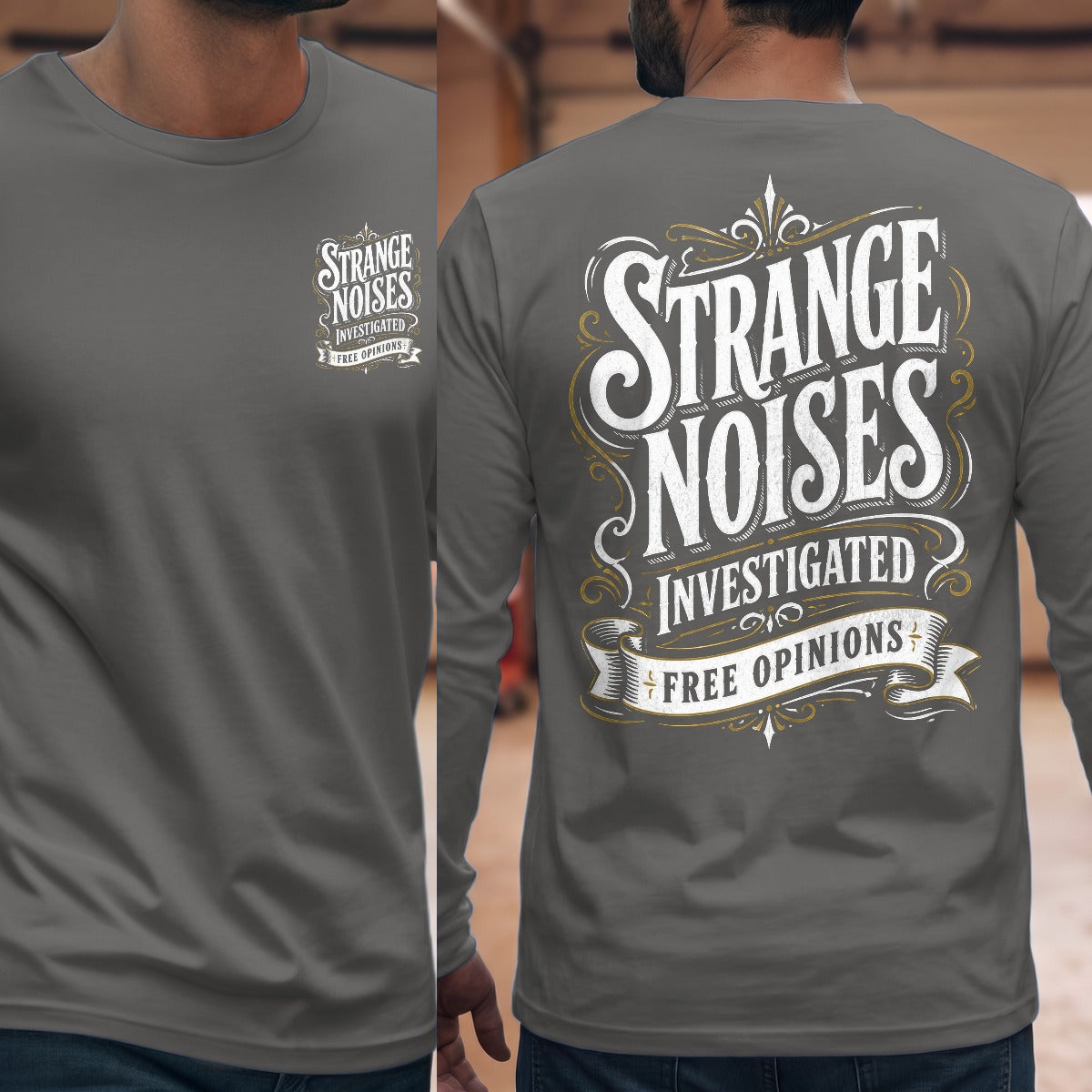 Graphite Heather | Front & Back