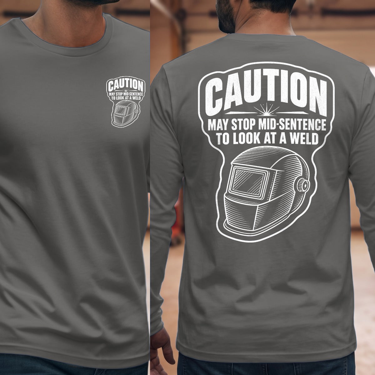 Graphite Heather | Front & Back