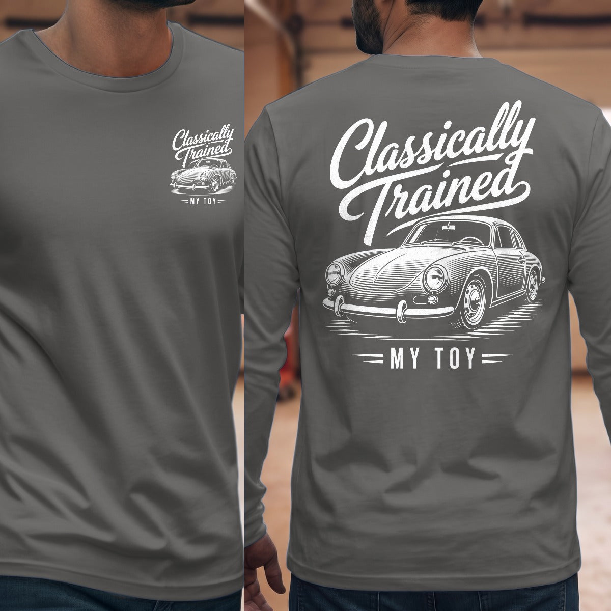 Graphite Heather | Front & Back