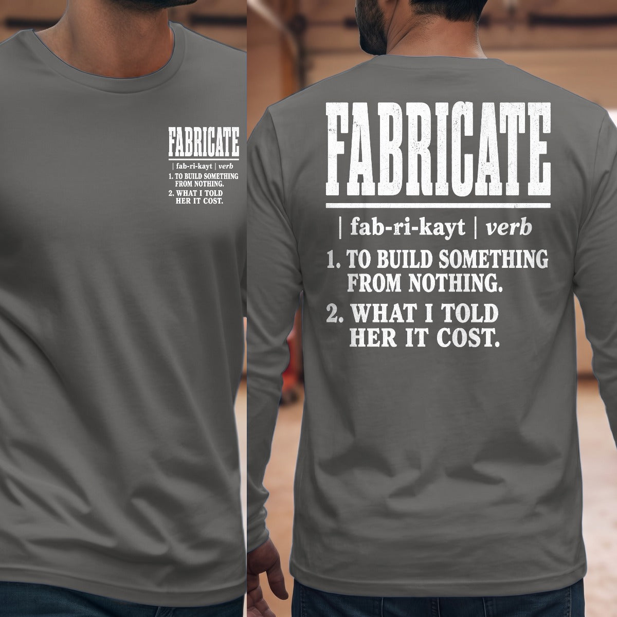 Graphite Heather | Front & Back