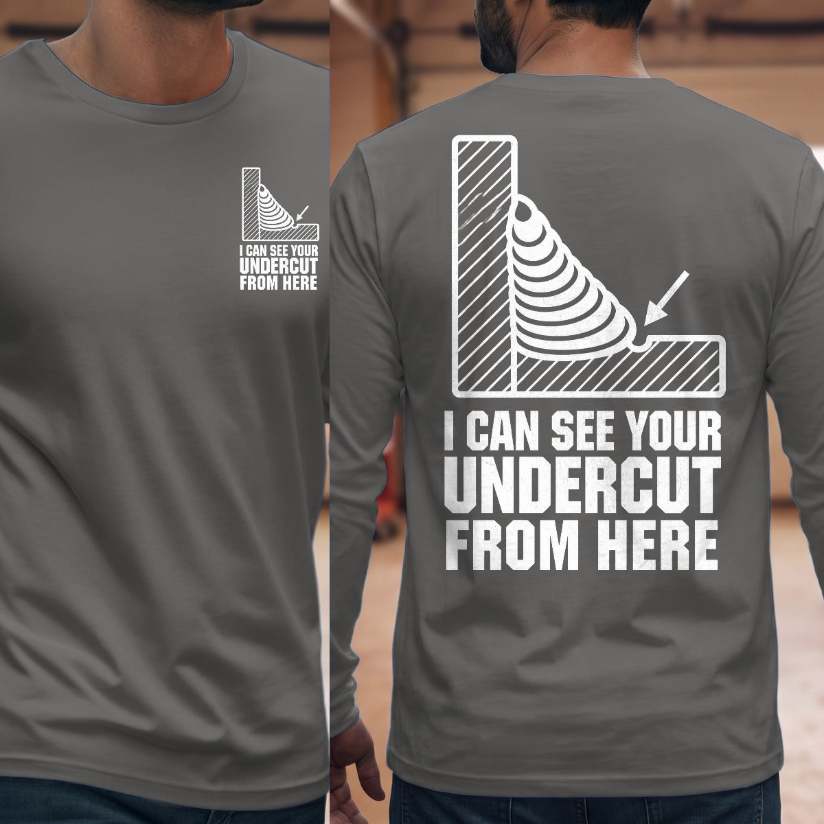 Graphite Heather | Front & Back