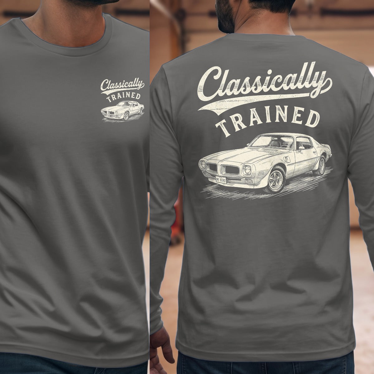 Graphite Heather | Front & Back