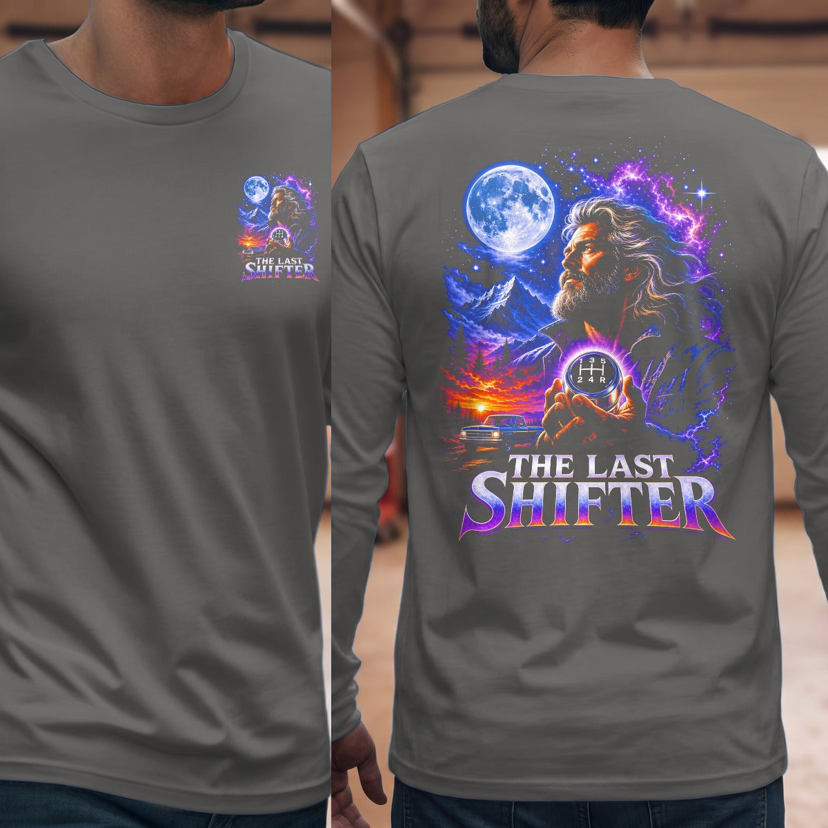 Graphite Heather | Front & Back