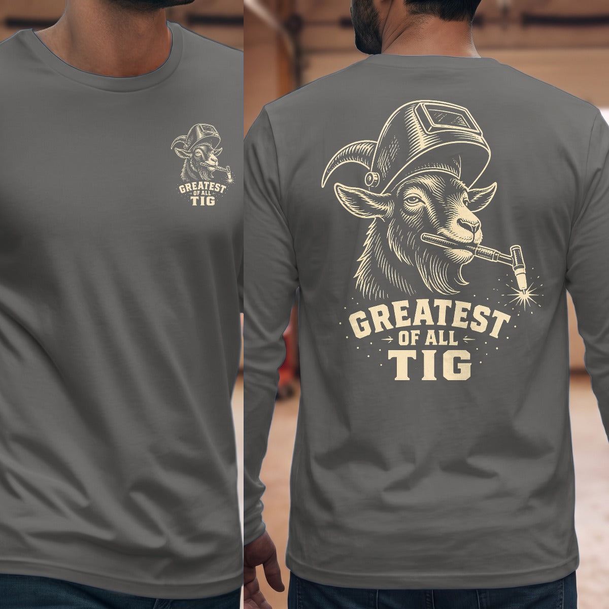 Graphite Heather | Front & Back