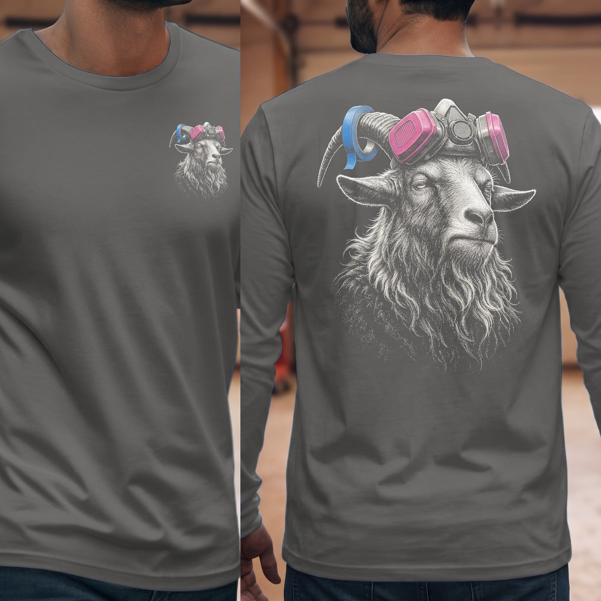 Graphite Heather | Front & Back