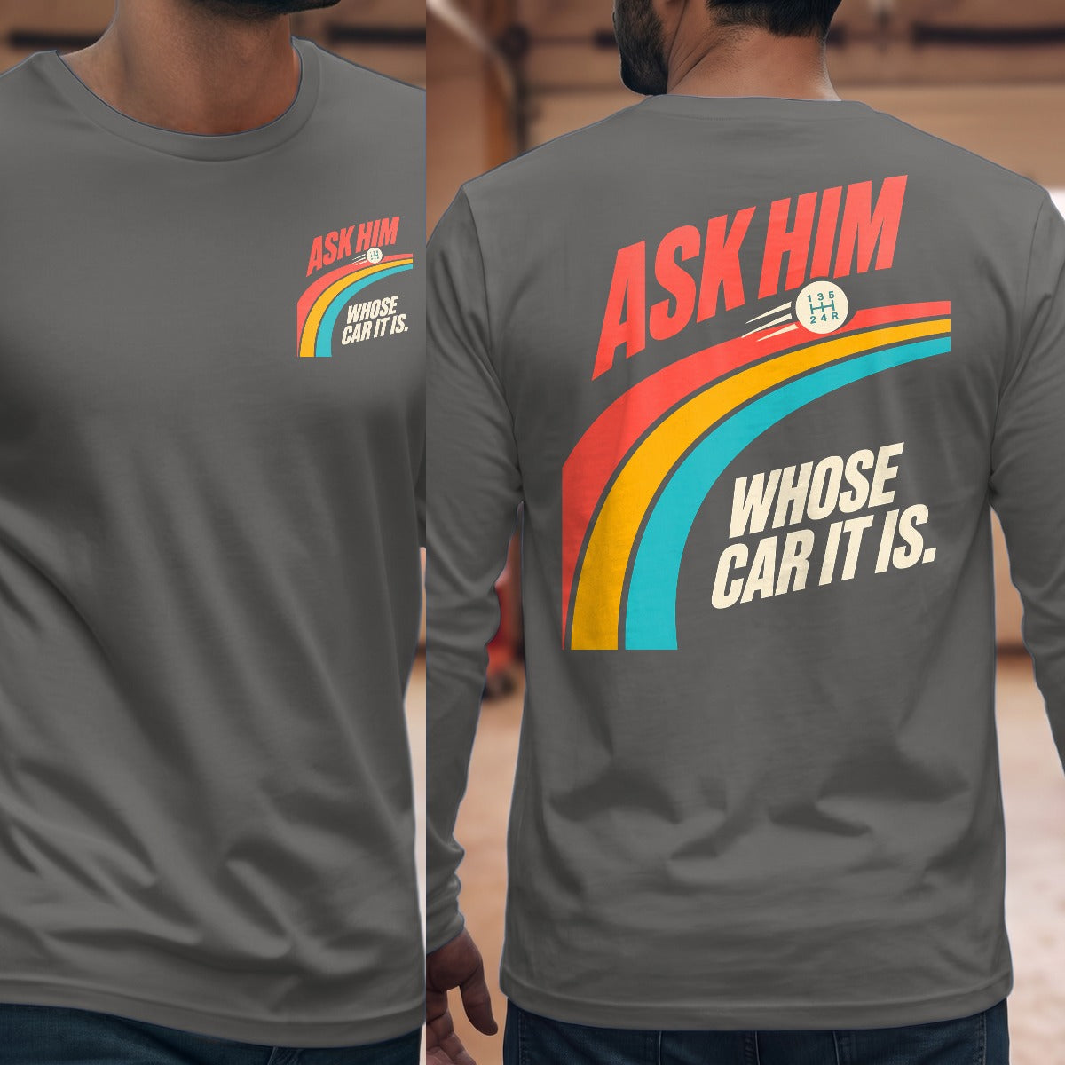 Graphite Heather | Front & Back