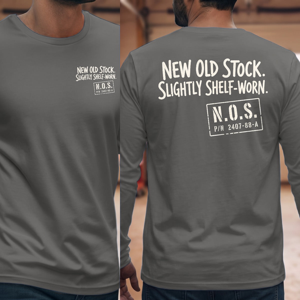 Graphite Heather | Front & Back