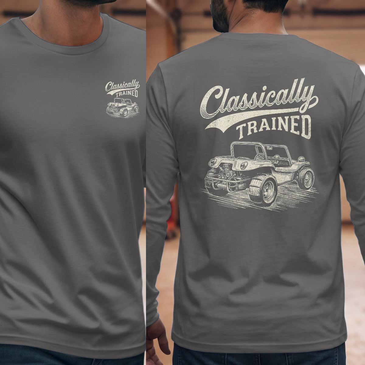 Graphite Heather | Front & Back
