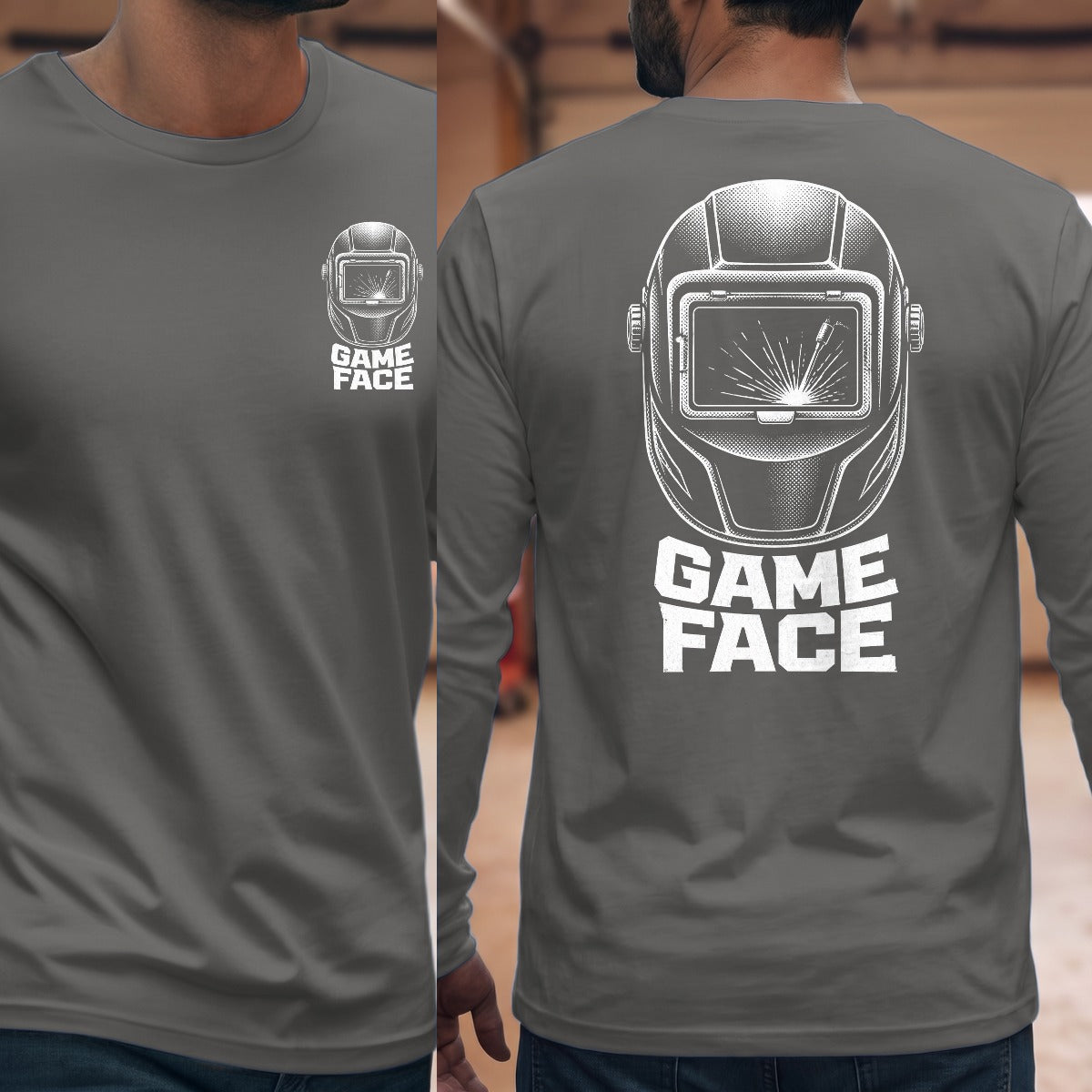 Graphite Heather | Front & Back