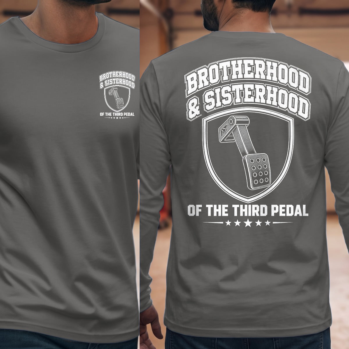 Graphite Heather | Front & Back