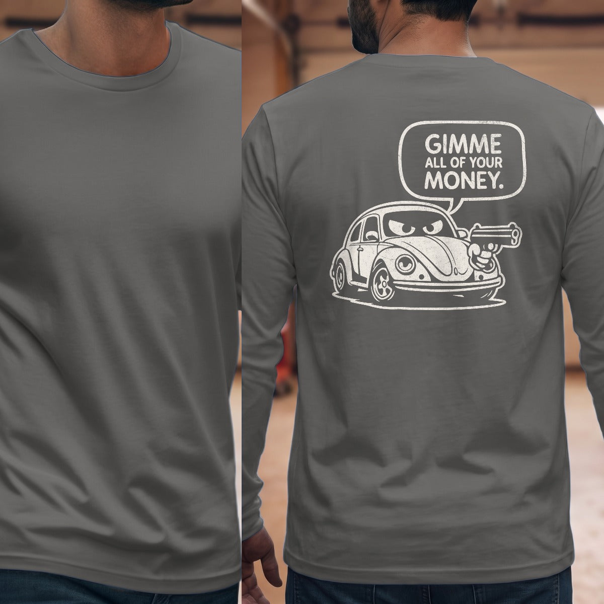 Graphite Heather | Full Back