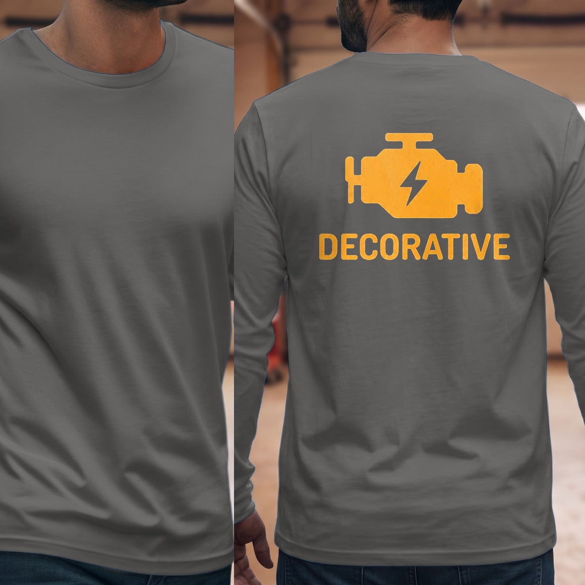 Graphite Heather | Full Back