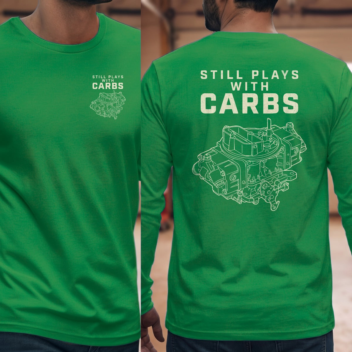 Irish Green | Left Chest + Back