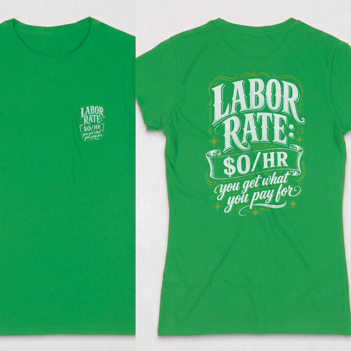 Irish Green | Front & Back
