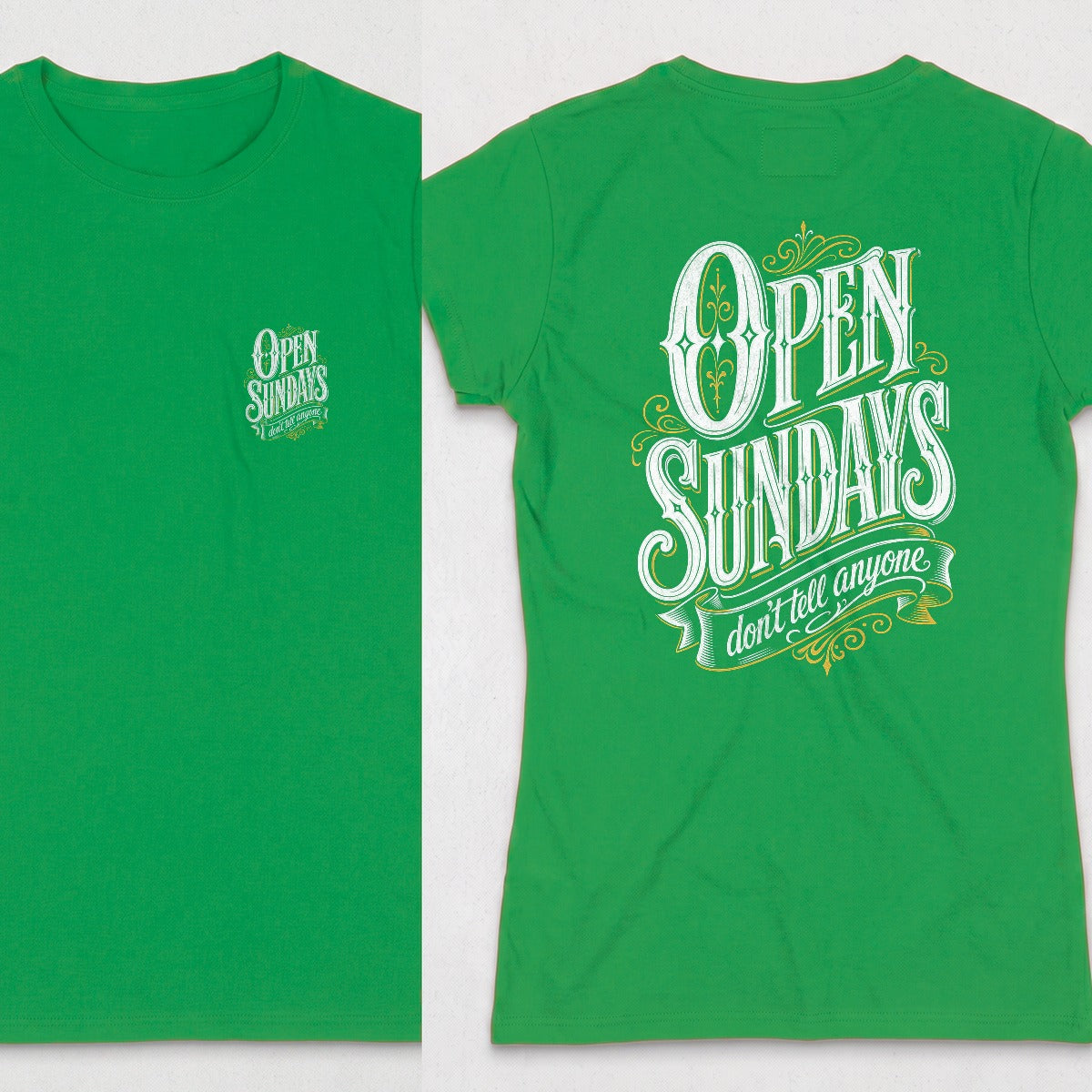 Irish Green | Front & Back