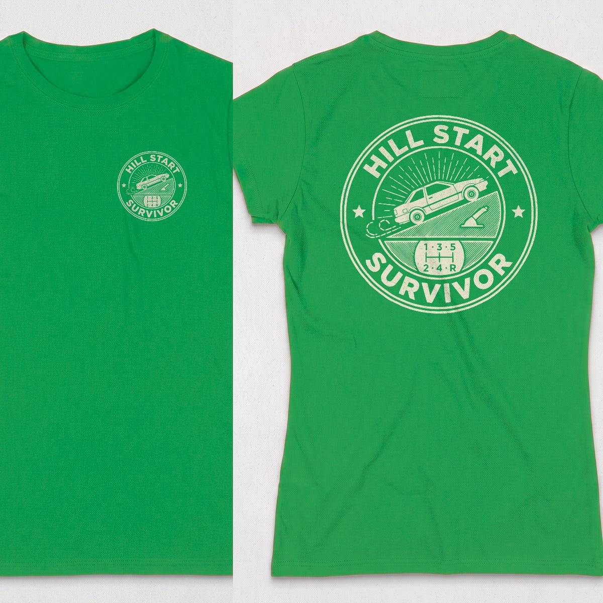 Irish Green | Left Chest + Back