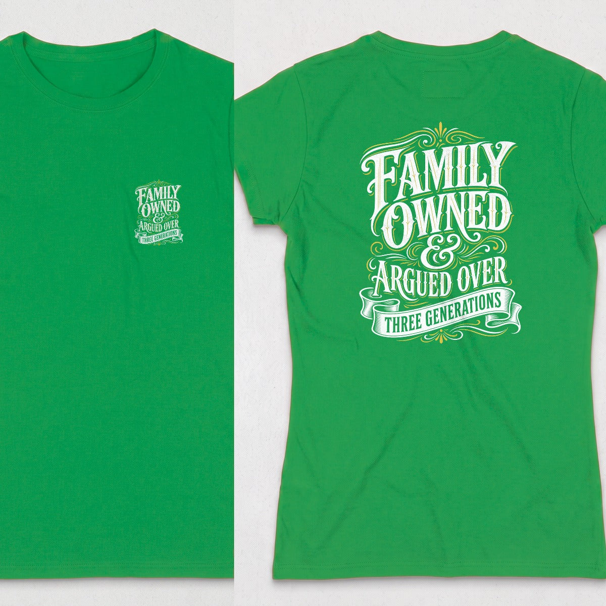 Irish Green | Front & Back