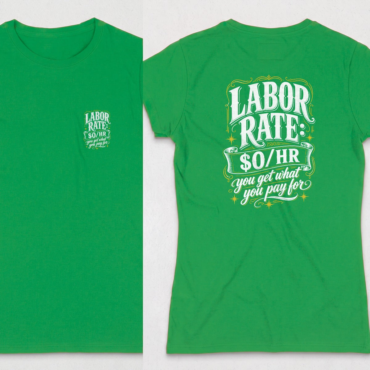 Irish Green | Front & Back