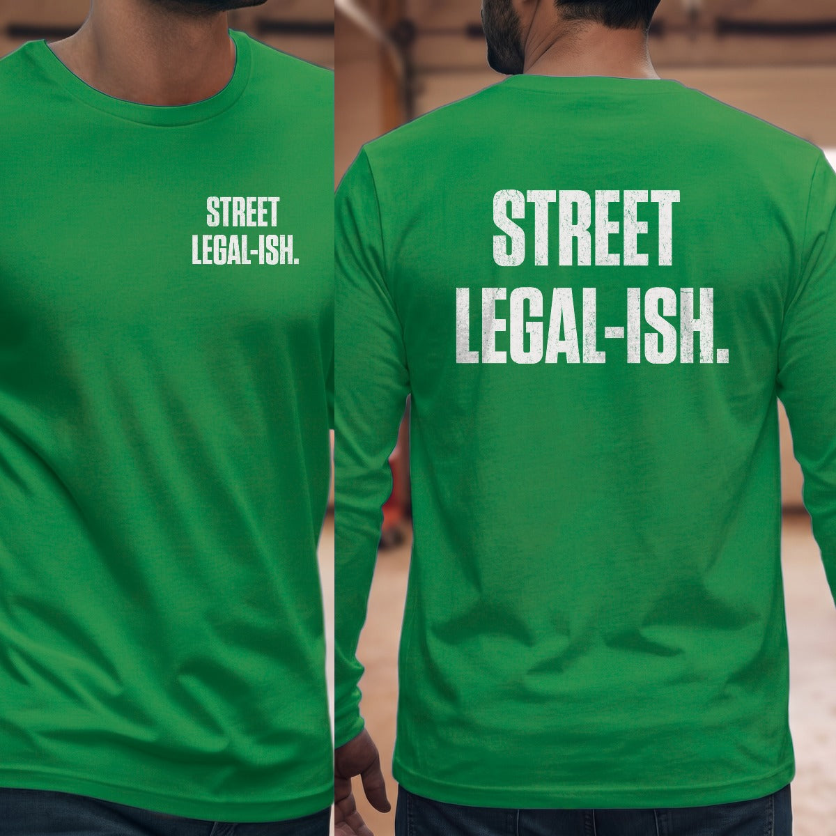 Irish Green | Left Chest + Back