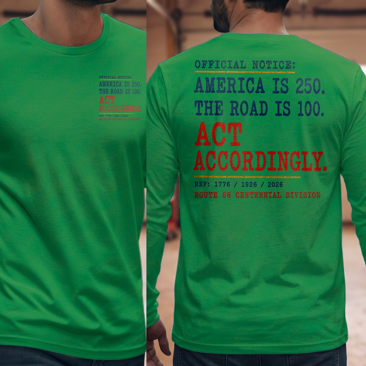 Irish Green | Front & Back