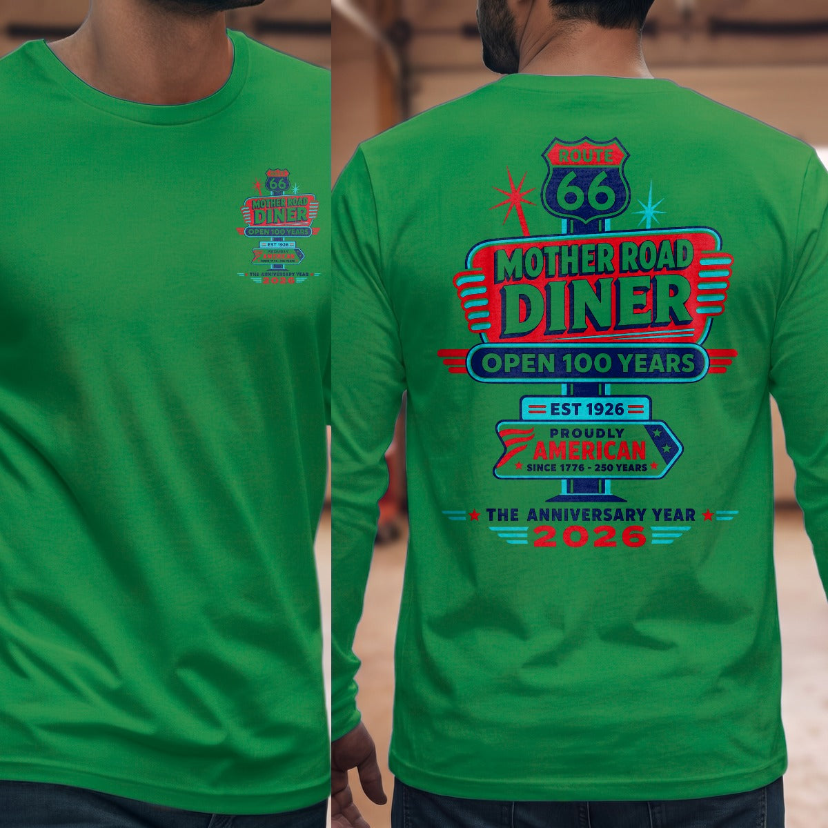 Irish Green | Front & Back