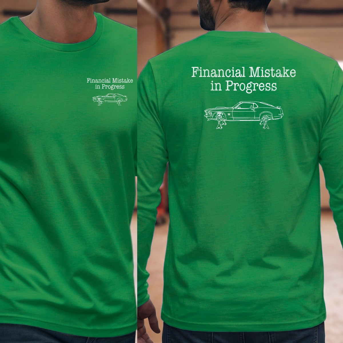 Irish Green | Left Chest + Back